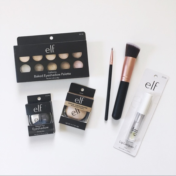 Elf Makeup Lot Of Brand New 4 Pieces 2 Brushes Poshmark